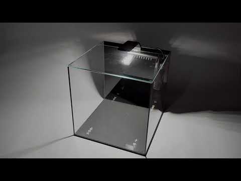 Аквариумный набор BlackCube 30 литров, с черной задней стенкой, 31х31х31 см, стекло 4 мм - фото 1 - id-p2697724357