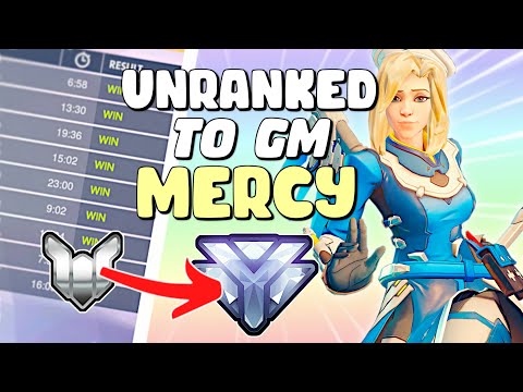 How to Escape PLAT as Mercy ⭐️ MERCY Unranked to GM - EP4 (Overwatch)