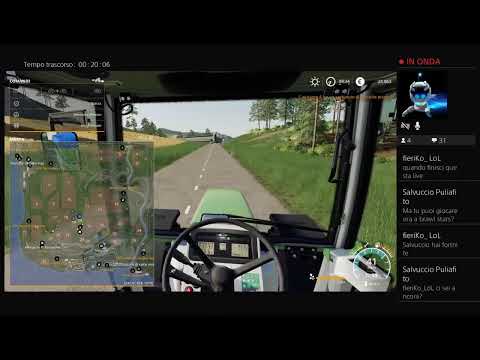 La mia seconda live:farming simulator 19  ita #3