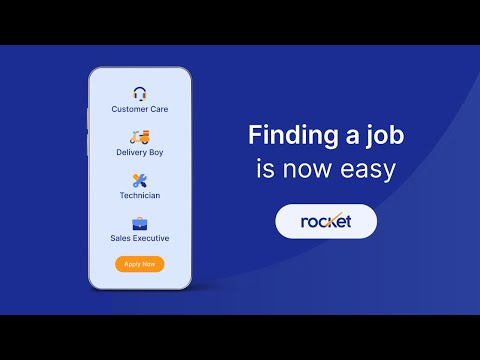 Rocket Job Search App in India Video