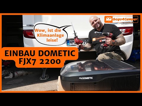 Dometic FreshJet FJX7 2200 roof air conditioner for caravans & motorhomes - installation and pres...