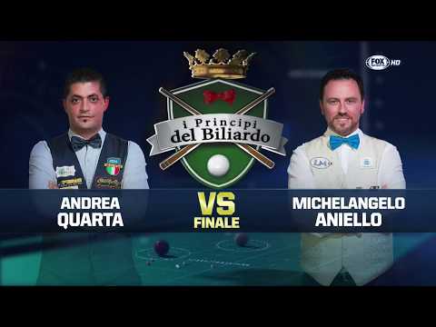 Quarta VS Aniello - I Principi del Biliardo 2016/2017 - 4^ Tappa Finale