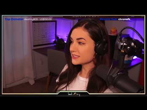 Sasha Grey VOD 26/March/2020 1/2- Just Chatting - Chat, Fan Mail, & Games With Subs Later |