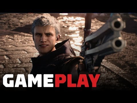 15 Minutes of Devil May Cry 5 Gameplay on Xbox One X - Gamescom 2018 Video