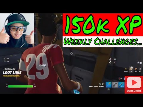 ALL WEEK 7 CHALLENGES COMPLETE!! OVER 150k XP ( Resistance Quests) Fortnite Chapter 3 Season 2
