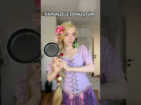 RAPUNZEL OLDUM # #halloween #youtubeshorts #keşfet #shorts #shortvideo