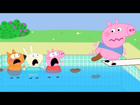 Peppa Pig poops in the Pool!!! Try Not laught (Part 2)