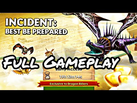 NEW GAUNTLET INCIDENT: BEST BE PREPARED FULL GAMEPLAY - Dragons: Rise of Berk