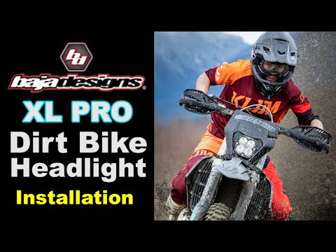 XL Pro Dirt Bike Headlight Installation