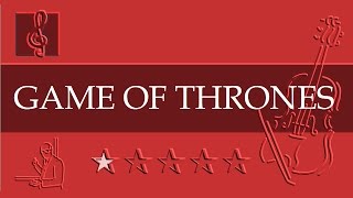 Violin TAB - Game of Thrones - Theme (Sheet music)