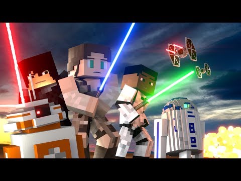 TheAtlanticCraft - Minecraft Animation - STAR WARS MOVIE: The Last Jedi! (Star Wars Animation)
