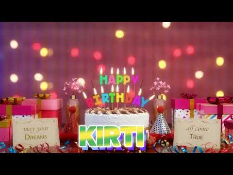 KIRTI Happy Birthday Song with Names 🌟 Happy Birthday to You