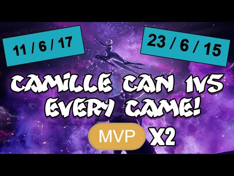 CAMILLE IS THE BEST TOP LANER ON PATCH 9.24 (1V5 EVERY GAME) | SamSam