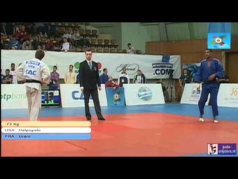 Judo 2013 European Open Men Budapest: Delpopolo (USA) - Urani (FRA) [-73kg]