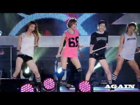 140816 DMZ 평화콘서트 효민 나이스바디 By AGAIN