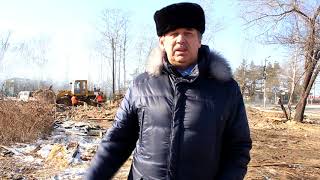 Уборка территории по ул. Амурской