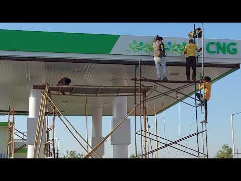 CNG Gas Station Canopy