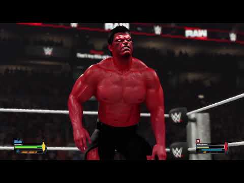 WWE2K25 MYRISE Red Hulk vs Adrian Buck