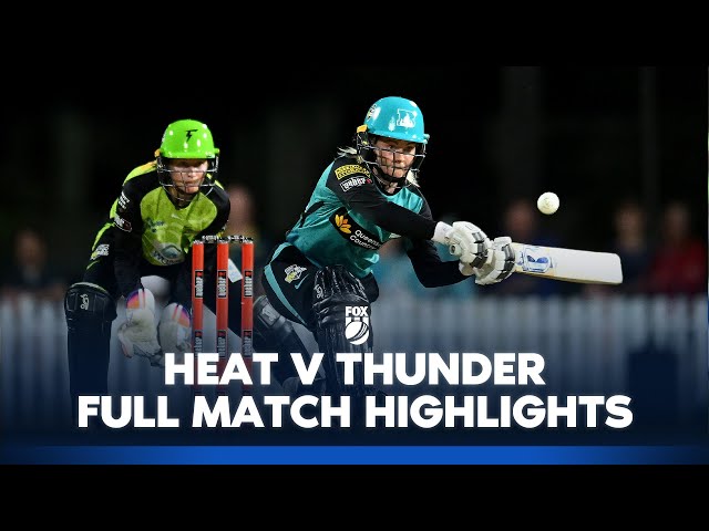 Brisbane Heat Women v Sydney Thunder Women | Full Match Highlights I 29/11/24