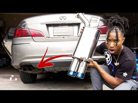 TRANSFORMING MY INFINITI M35😍| ADDING AXEL BACK🛠️