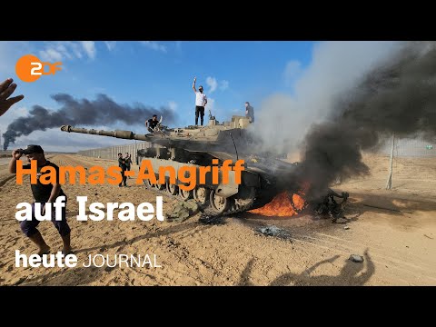 heute journal from October 7, 2023: Hamas attack, support for Israel, Middle East conflict (English)