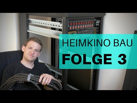 [Heimkino #03] die ersten Kabel + SERVERSCHRANK