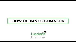 How To: Cancel an e-Transfer