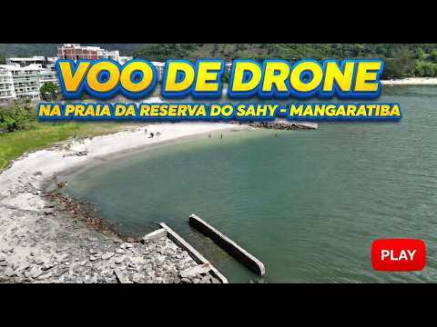 Voo de Drone INCRÍVEL na Praia da Reserva do Sahy! 🌴 Mangaratiba – Costa Verde RJ 4K