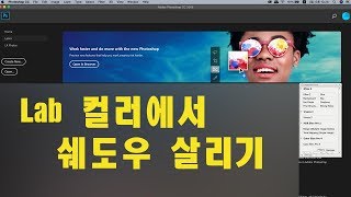 (포토샵 초급) Lab 컬러에서 쉐도우 살리기