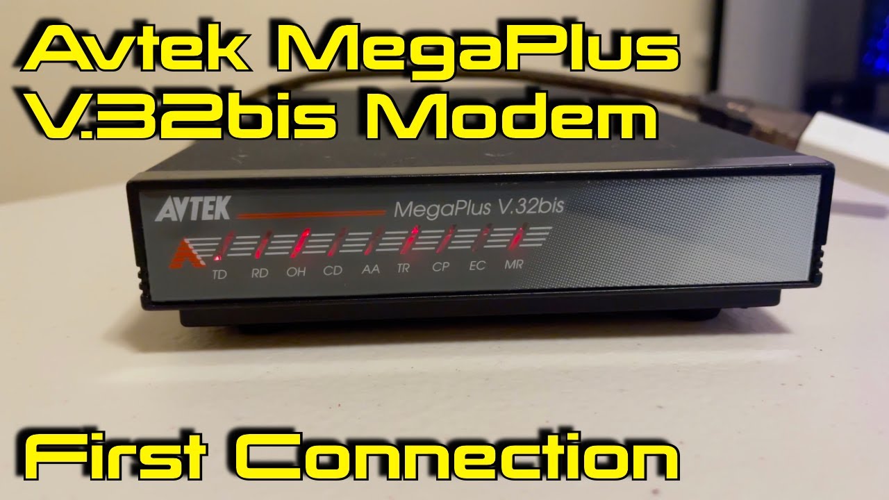 Avtek MegaPlus V.32bis - First Connection Attempt