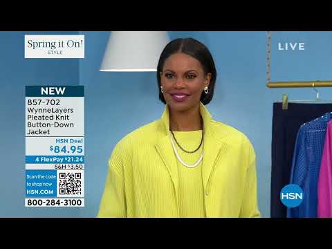 WynneLayers Pleated Knit ButtonDown Jacket