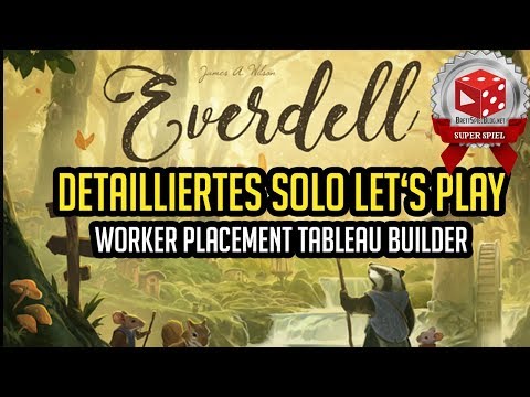 Everdell - Solo Let's Play mit ausführlichen Erklärungen & Fazit deutsch - Brettspiel im Test