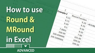 Download the video "Excel - Round and MRound Functions in Excel by Chris Menard"