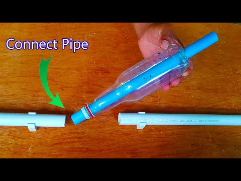 How to make Glue connect PVC Pipe at home