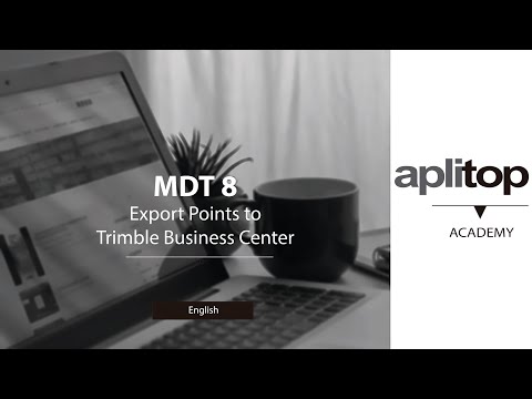 MDT8 Export Points to Trimble Business Center
