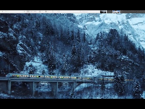 Skálmöld - Kvaðning [unofficial music video] BLS Nordrampe Lötschberg Bahn