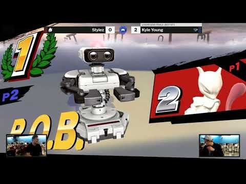 The Smash Lab 143 Losers Semi-Finals - Kyle Young (Bayonetta, R.O.B.) vs Stylez (Mewtwo)