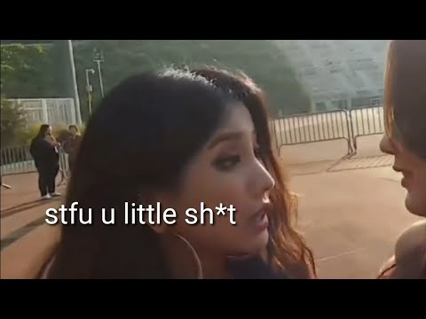 The moment where Soyeon almost punched Miyeon