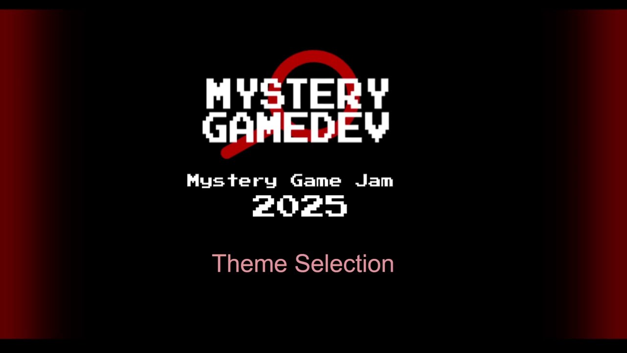Mystery Game Jam 2025 Theme Reveal