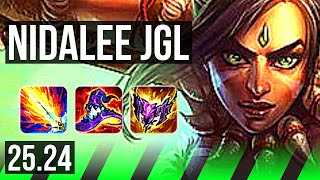 NIDALEE vs XIN ZHAO (JGL) | 19/1/11 | EUW Master | 25.24