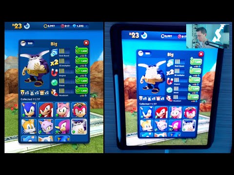 Sonic Dash+ | BIG THE CAT Character - Review, Gameplay & Walkthrough (iOS) - YouTube