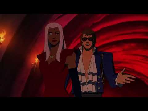 Mortal Kombat Legends  Cage Match 2023   Johnny Cage Kisses Jataaka Scene   Mo