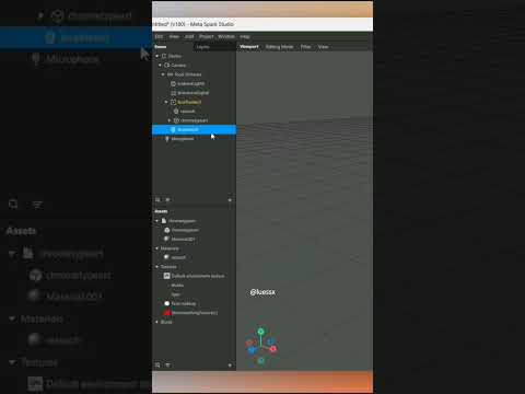 Filtro de Chrometype face  #3d #AR #instagram #sparkar #blender #design #future #chunga #art