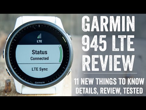 Išmanusis laikrodis Garmin Forerunner 955, Juodos spalvos korpuso apvadas su baltos spalvos dirželiu video