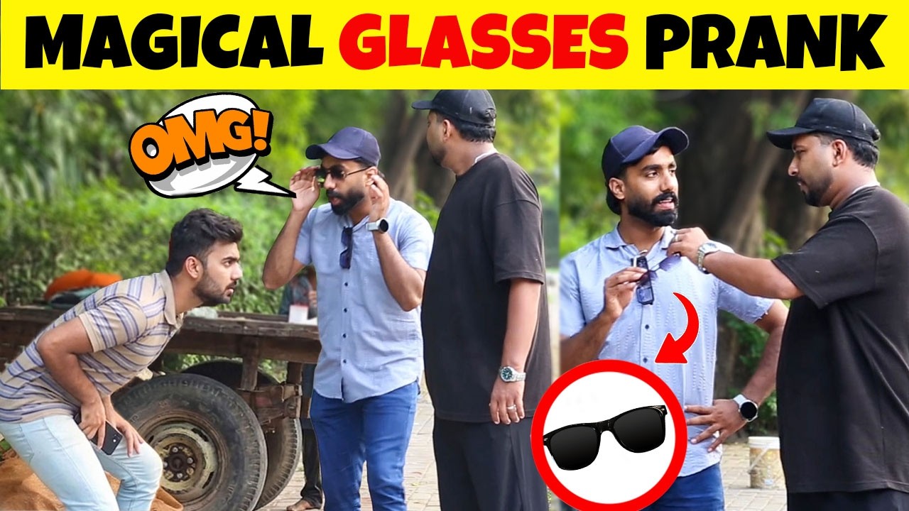 Tested ₹6 Lakh X-Ray Glasses on People! 😳😂|  Sharik Shah & Iqbal Malik