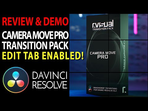 100 PRO Transitions in EDIT Tab! | DaVinci Resolve 16.2