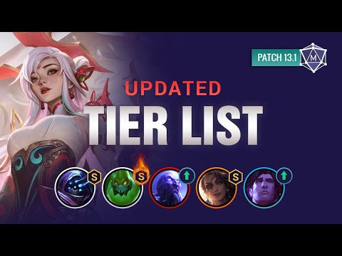 UPDATED Season 13 TIER LIST for League of Legends (Patch 13.1)