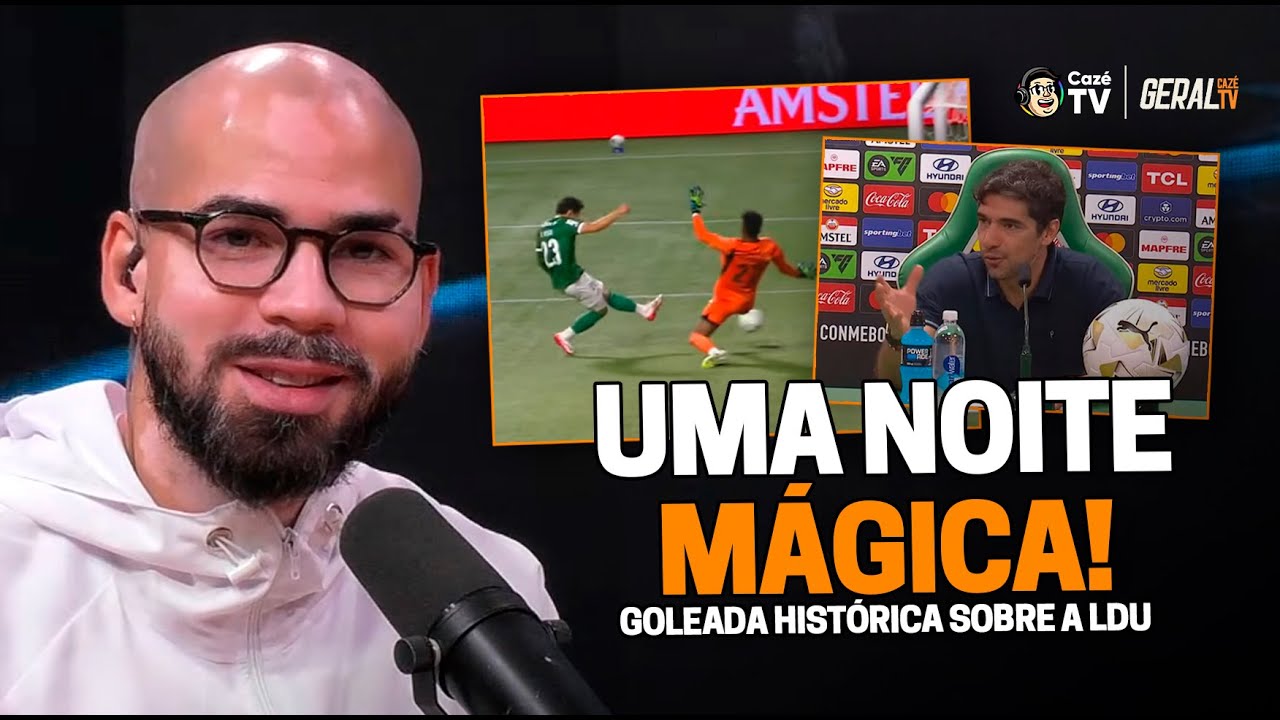 PALMEIRAS VENCE A LDU POR 4X0 E TÁ NA FINAL DA LIBERTADORES | GERAL CAZÉ TV