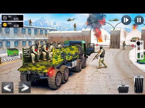 Us Army Cargo Truck Simulator 3D - Vehicle Driving Mountain 3D - Android  Gameplay #1
