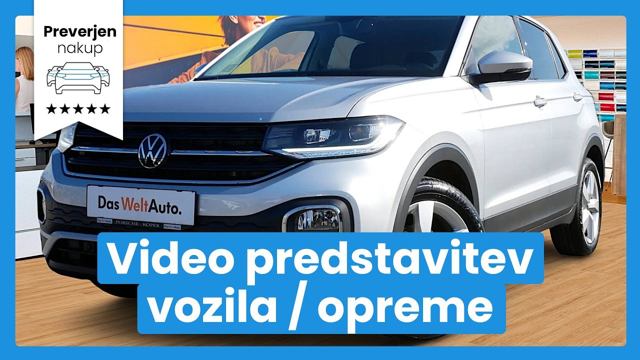 Volkswagen T-Cross 1.0 TSI Style - SLOVENSKO VOZILO